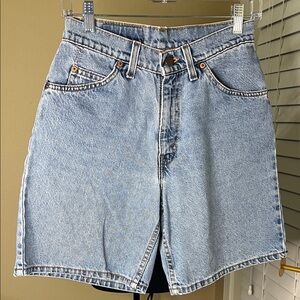 Levi's Classic Light Blue Denim Shorts